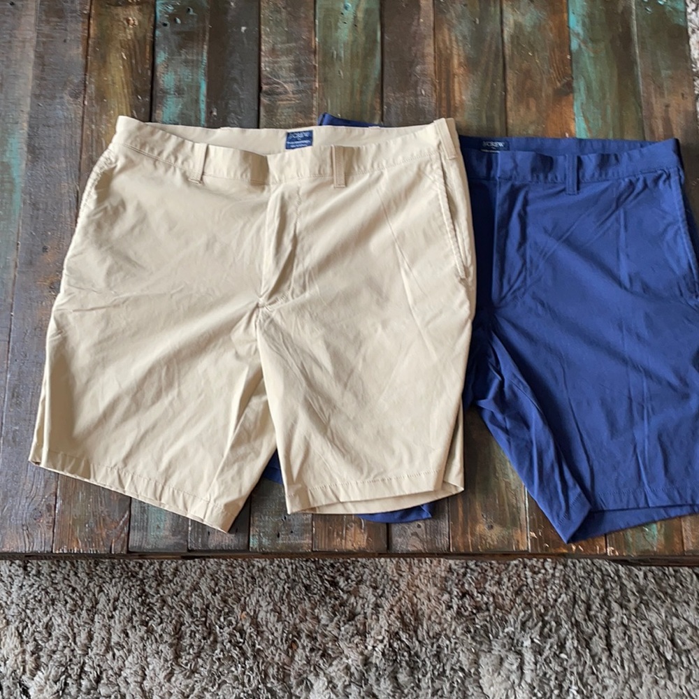 Bundle of 2 Mens J Crew Flex Gramercy Shorts Sz 36